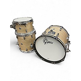 Used Gretsch Drums 3 Piece Brooklyn Series Oyster Cream Drum Kit