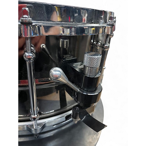 Used SJC Drums 14in Nickel Over Brass Snare Nickel Drum
