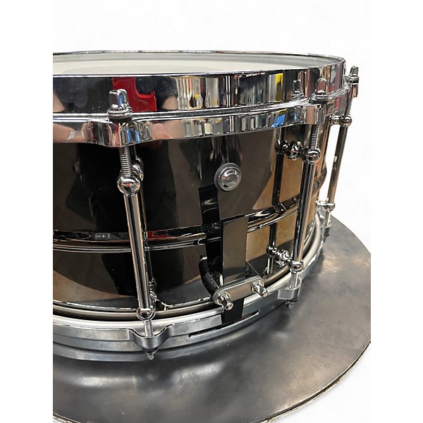 Used SJC Drums 14in Nickel Over Brass Snare Nickel Drum