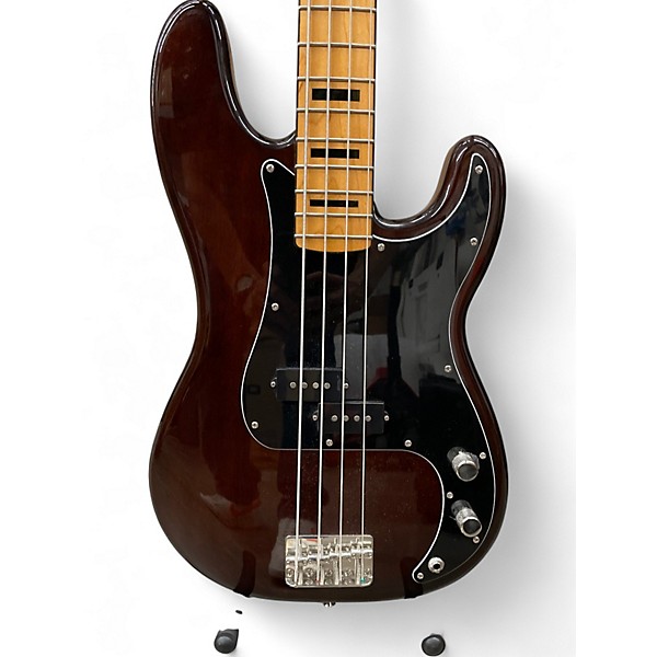 Used Squier Classic Vibe 1970S Precision Bass WALNUT Electric Bass Guitar