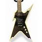 Used Dean Razorback V 255 Black and Silver Solid Body Electric Guitar
