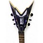 Used Dean Razorback V 255 Black and Silver Solid Body Electric Guitar