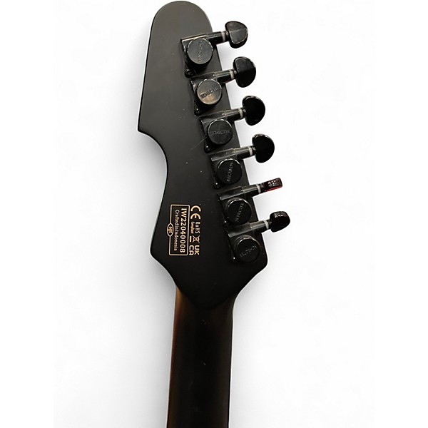 Used Schecter Guitar Research Machine Gun Kelly PT Satin Black Solid Body Electric Guitar