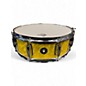 Used Gretsch Drums 5.5X14 Catalina Club Series Snare Yellow Satin Flame Drum thumbnail