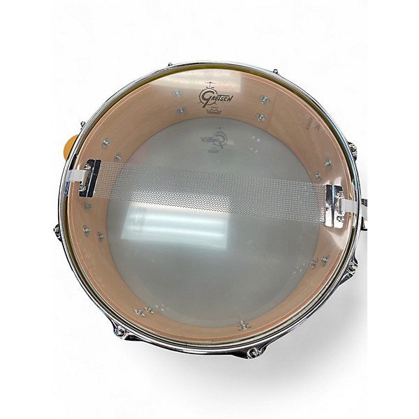 Used Gretsch Drums 5.5X14 Catalina Club Series Snare Yellow Satin Flame Drum