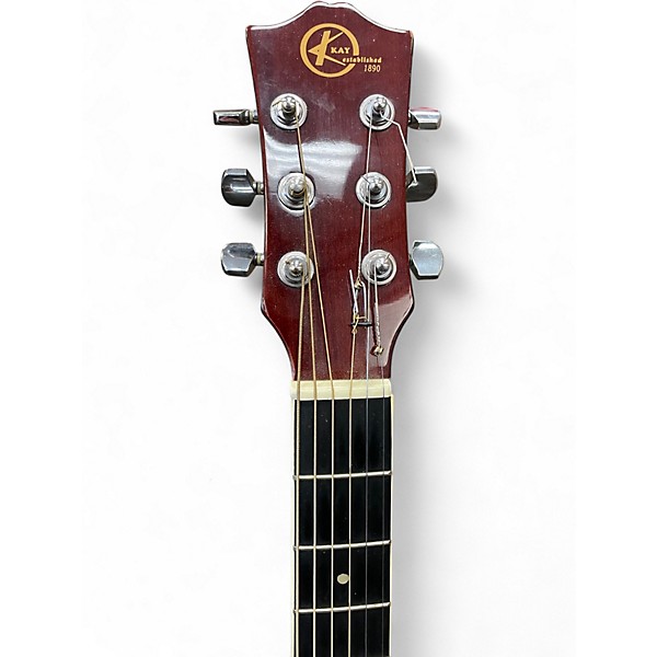 Used Kay Vintage Reissue Guitars K536N Natural Acoustic Guitar