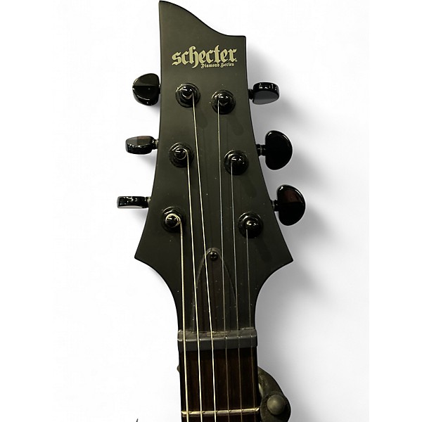 Used Schecter Guitar Research C-1 Platinum Blackout Satin Black Solid Body Electric Guitar
