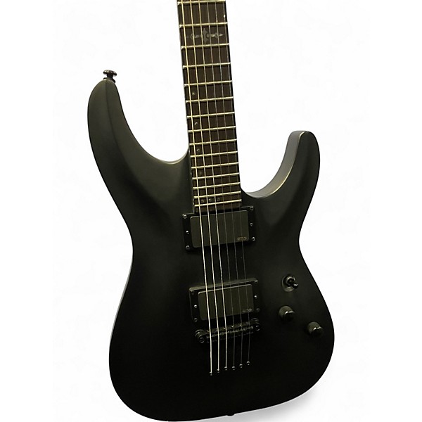Used Schecter Guitar Research C-1 Platinum Blackout Satin Black Solid Body Electric Guitar