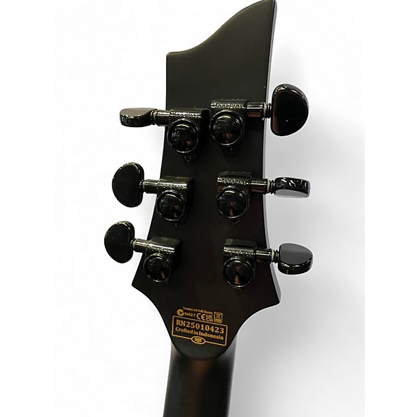 Used Schecter Guitar Research C-1 Platinum Blackout Satin Black Solid Body Electric Guitar