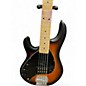 Used Sterling by Music Man Ray35 Left Handed 2 Color Sunburst Electric Bass Guitar