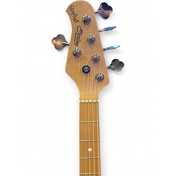 Used Sterling by Music Man Ray35 Left Handed 2 Color Sunburst Electric Bass Guitar