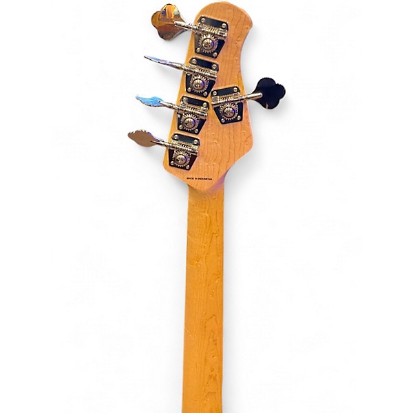 Used Sterling by Music Man Ray35 Left Handed 2 Color Sunburst Electric Bass Guitar
