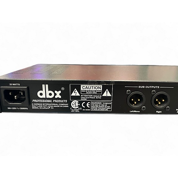 Used dbx Driverack PX Signal Processor