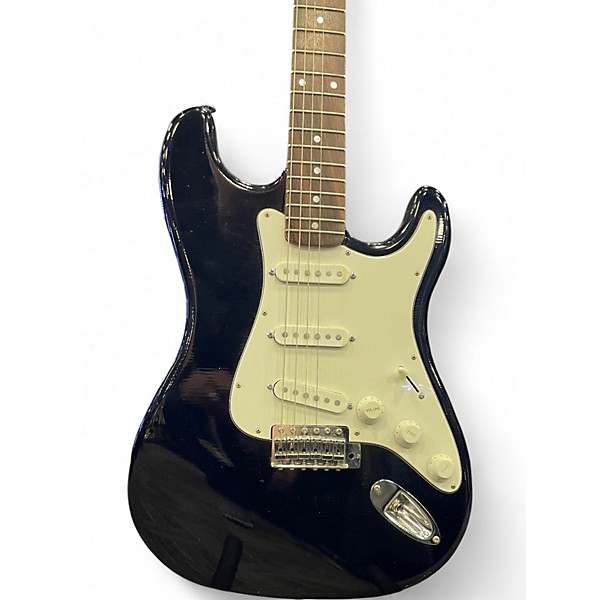 Used Hondo H76 Black Solid Body Electric Guitar