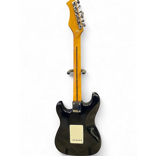Used Hondo H76 Black Solid Body Electric Guitar