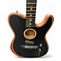 Used Fender American Acoustasonic Telecaster BLACK Acoustic Electric Guitar