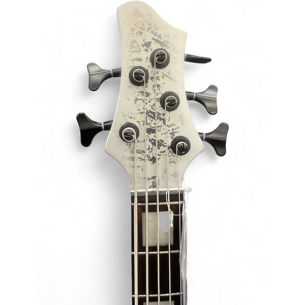 Used Ibanez BTB25TH5 Silver Electric Bass Guitar