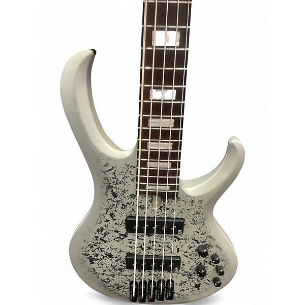Used Ibanez BTB25TH5 Silver Electric Bass Guitar