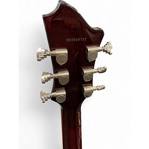 Used Hagstrom HJ800 Jazz Wine Red Hollow Body Electric Guitar