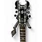 Used Schecter Guitar Research custom s Black and White Solid Body Electric Guitar