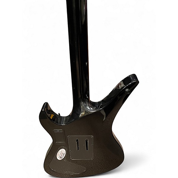Used Schecter Guitar Research custom s Black and White Solid Body Electric Guitar