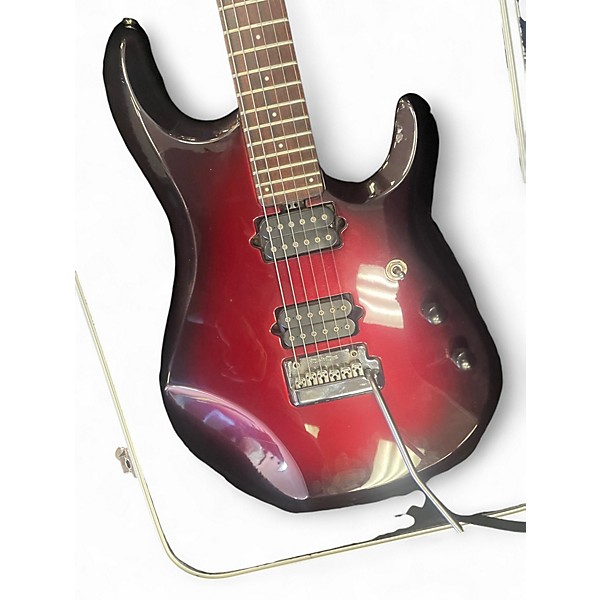 Used Ernie Ball Music Man JP6 John Petrucci Signature Crimson Red Burst Solid Body Electric Guitar