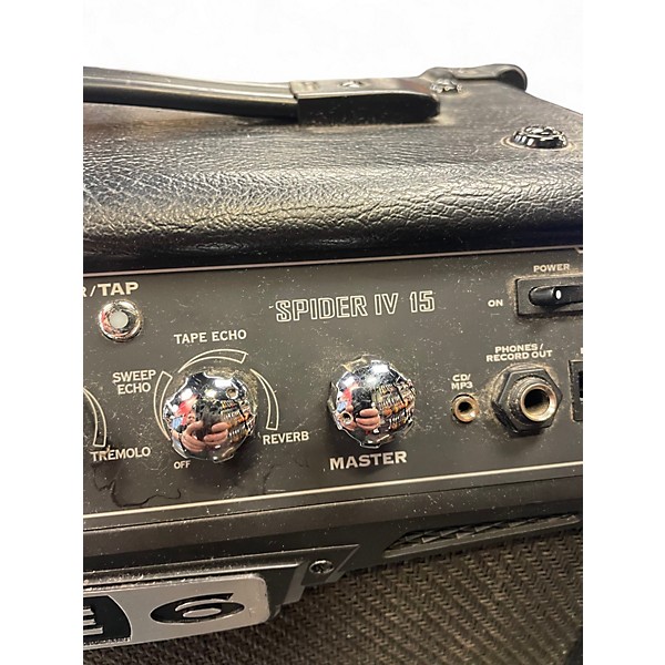 Used Line 6 Spider IV 15W 1X8 Guitar Combo Amp