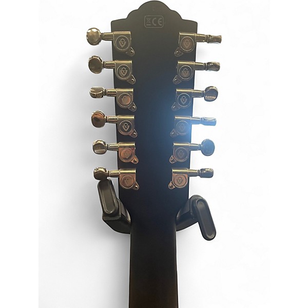 Used Guild GUILD F2512CE TRANSPARENT BLACK BURST 12 String Acoustic Guitar