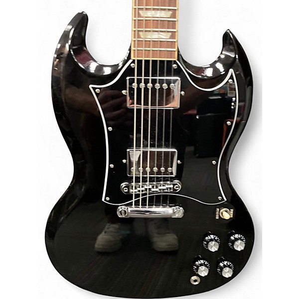 Used Gibson SG Standard Black Solid Body Electric Guitar