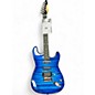 Used Leo Jaymz Super S Trans Blue Solid Body Electric Guitar thumbnail