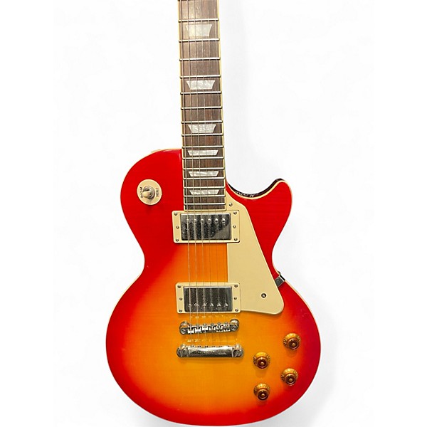 Used Epiphone Les Paul Standard Pro Cherry Sunburst Solid Body Electric Guitar