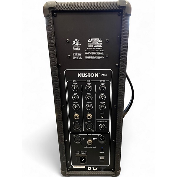 Used Kustom PA pa50 Powered Speaker