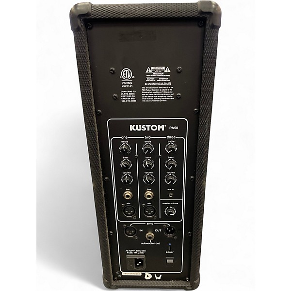 Used Kustom PA pa50 Powered Speaker