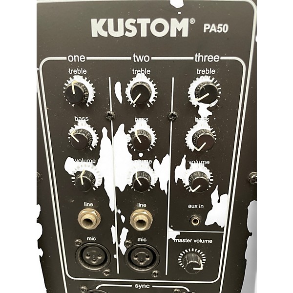 Used Kustom PA pa50 Powered Speaker