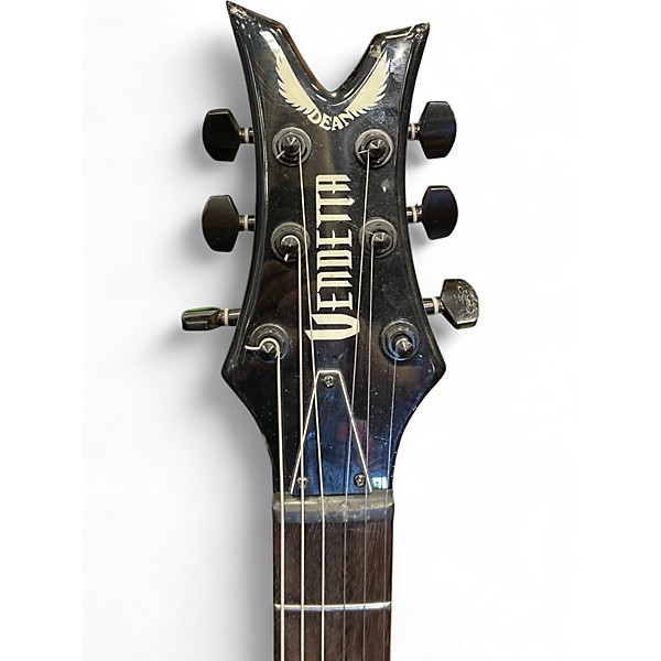 Used Dean Vendetta XM Tremolo Metallic Blue Solid Body Electric Guitar