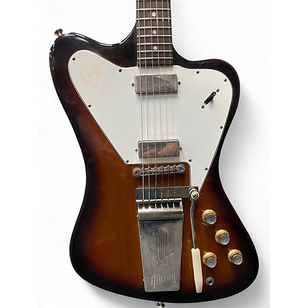 Used Gibson 65 NR Firebird Vintage Sunburst Solid Body Electric Guitar