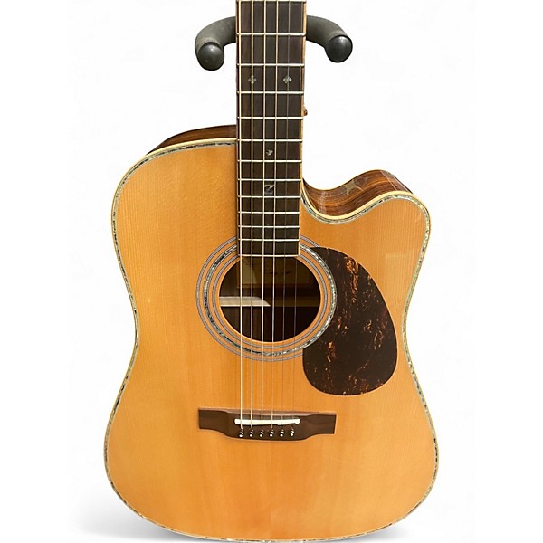 Used Zager ZAD-900CE Natural Acoustic Electric Guitar