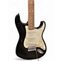 Used Squier Standard Stratocaster Black Solid Body Electric Guitar