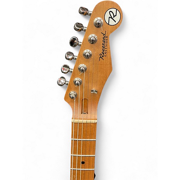 Used Reverend Pete Anderson Signature Eastsider Telecaster Satin Black Solid Body Electric Guitar