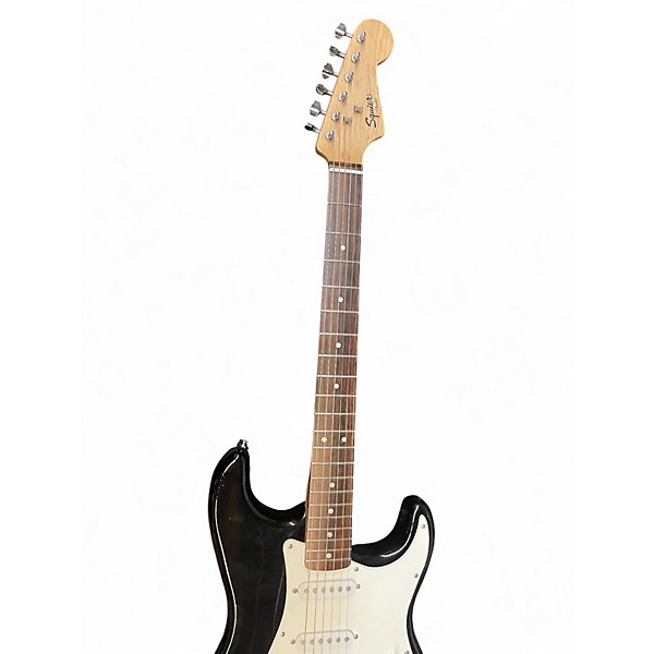 Used Squier Bullet Stratocaster Black Solid Body Electric Guitar