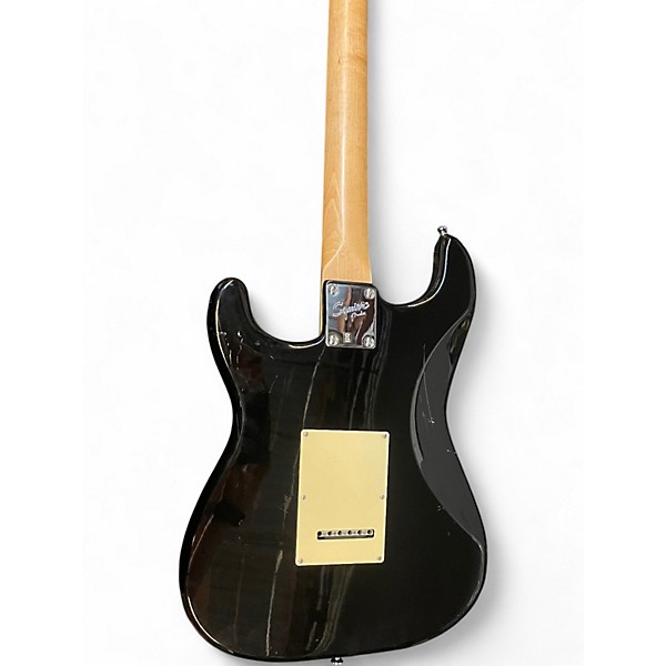 Used Squier Bullet Stratocaster Black Solid Body Electric Guitar