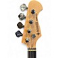 Used Donner Standard Series Bass Black Electric Bass Guitar