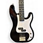 Used Donner Standard Series Bass Black Electric Bass Guitar