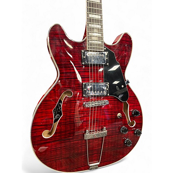Used 2023 Grote 335 Cherry Red Hollow Body Electric Guitar