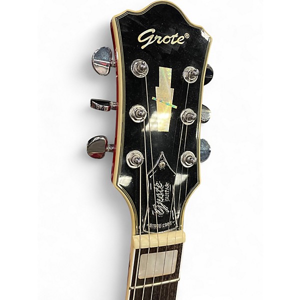 Used 2023 Grote 335 Cherry Red Hollow Body Electric Guitar