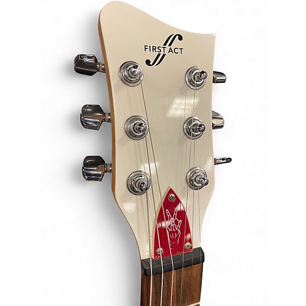 Used 2006 First Act Volkswagen Garage Master Red and White Solid Body Electric Guitar