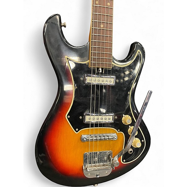 Used Kingston The Swinger II Teisco Tobacco Sunburst Solid Body Electric Guitar