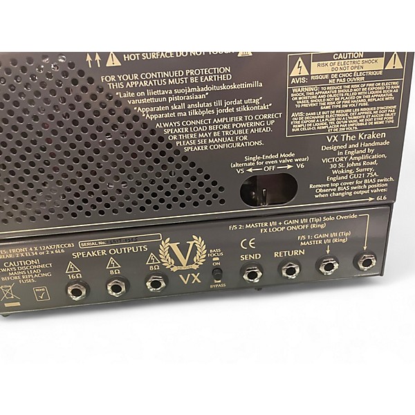 Used Victory THE KRAKEN Tube Guitar Amp Head