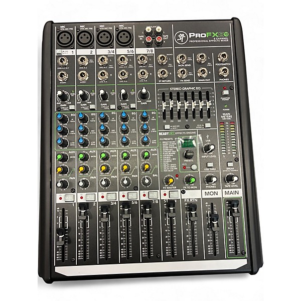 Used Mackie PROFX8 Unpowered Mixer