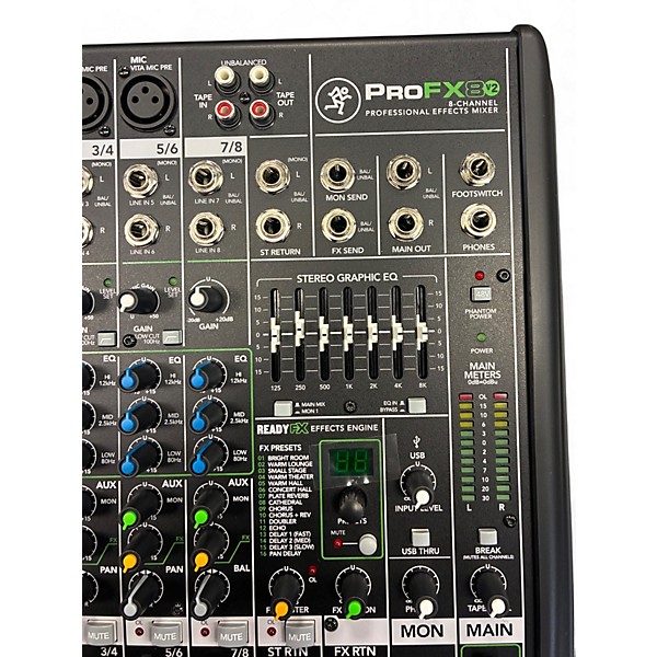 Used Mackie PROFX8 Unpowered Mixer